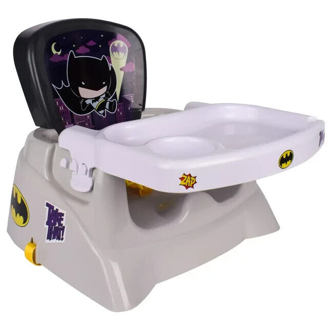 DC Comics Batman Booster Seat with Tray- Feeding Chair for Babies and Toddlers