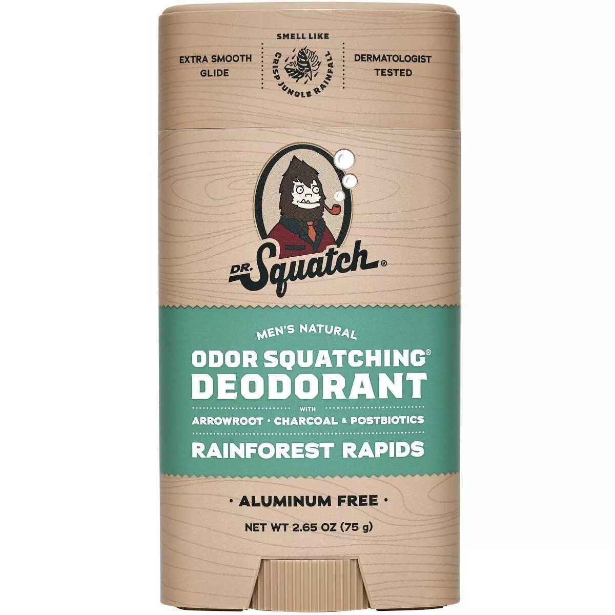 DR. SQUATCH Men's Natural Deodorant - Rainforest Rapids - 2.65oz