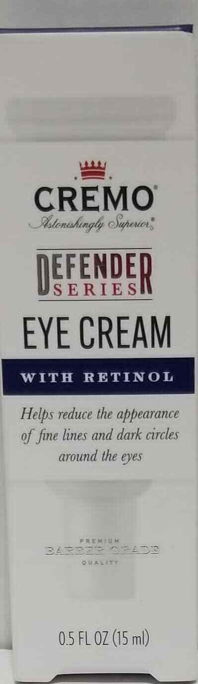 Cremo Defender Series Eye Cream With Retinol 0.5FL OZ