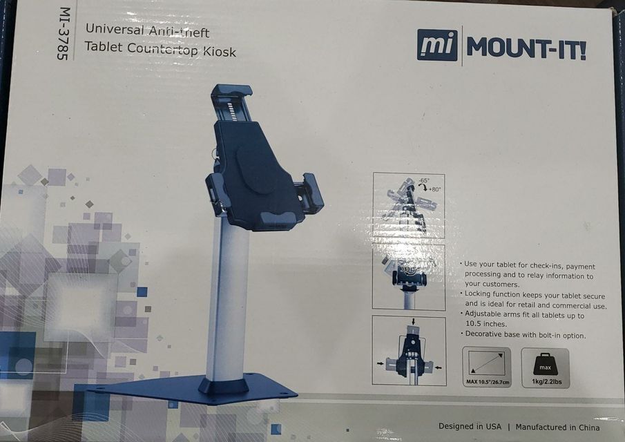 Mount-It Secure Universal Tablet Kiosk
