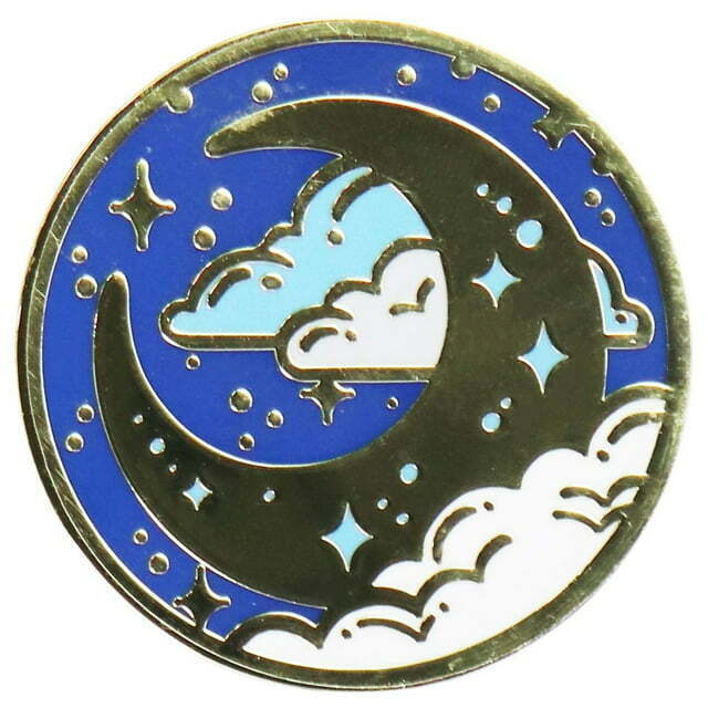 PopSockets Premium Grip with Swappable Top Cell Phones, PopGrip Fly Me to Moon