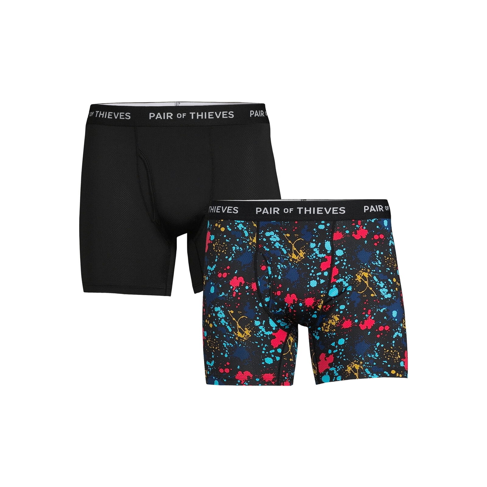 Pair of Thieves Men's SUPERFIT 2-Pack Adult Boxer Briefs, Assorted color 3XL