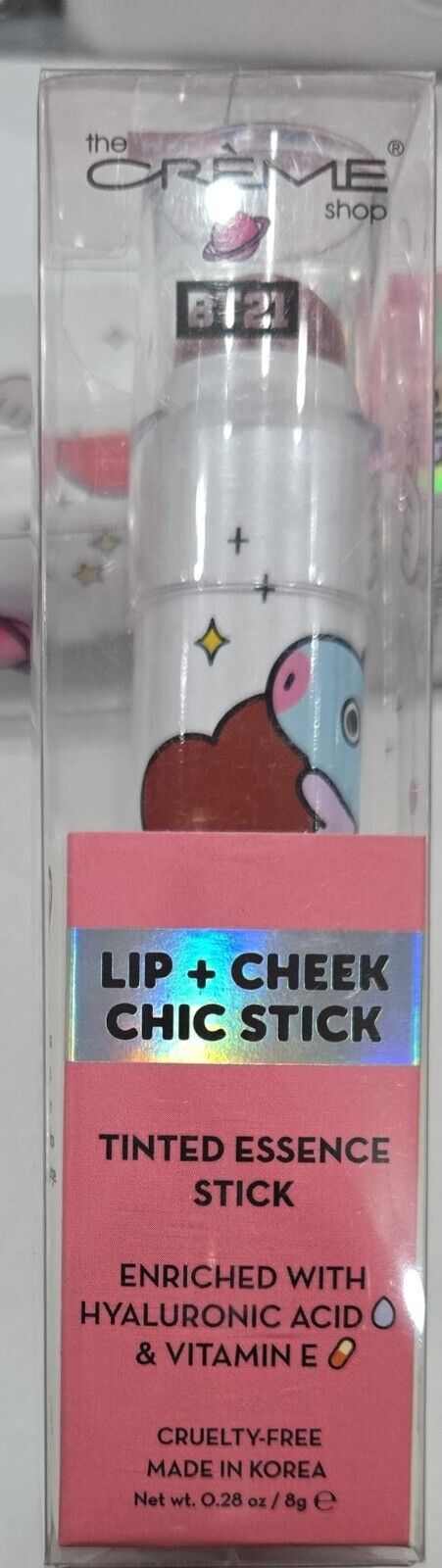 The CrÃ¨me Shop | BT21: Lip + Cheek Chic Tinted Essence Stick - Mang ( Moonwalk)