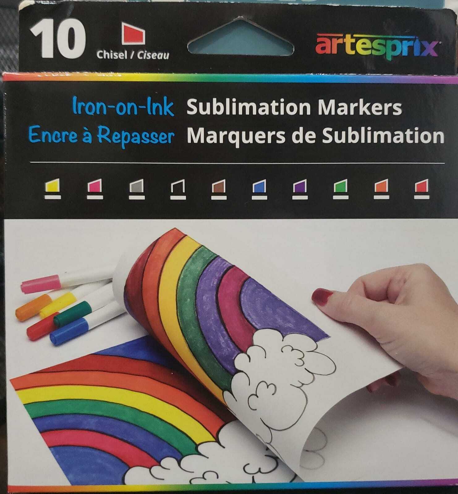 Sublimation Markers - Basic Chisel 10ct
