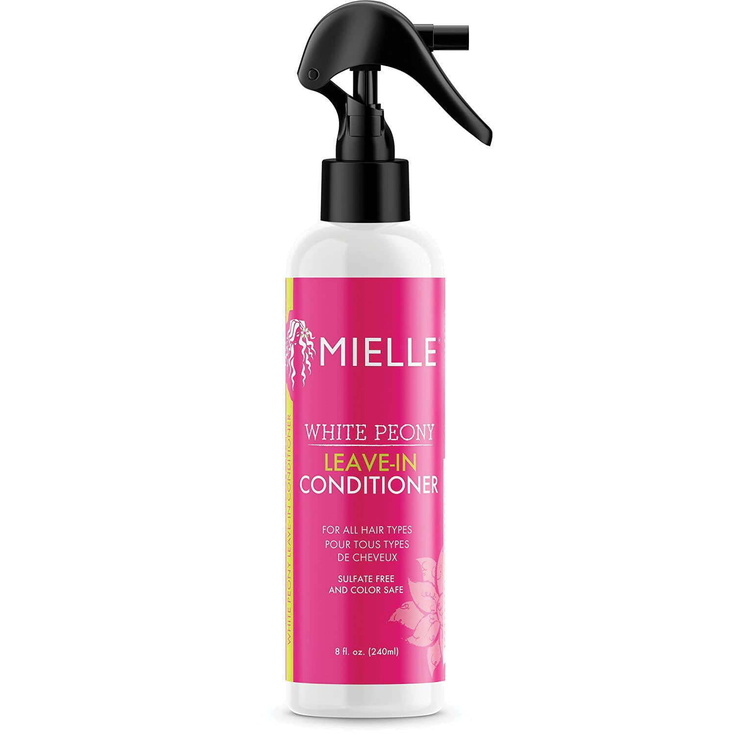 Mielle Organics White Peony Sulfate-Free Leave-In Conditioner, Color Safe, 8 Oz