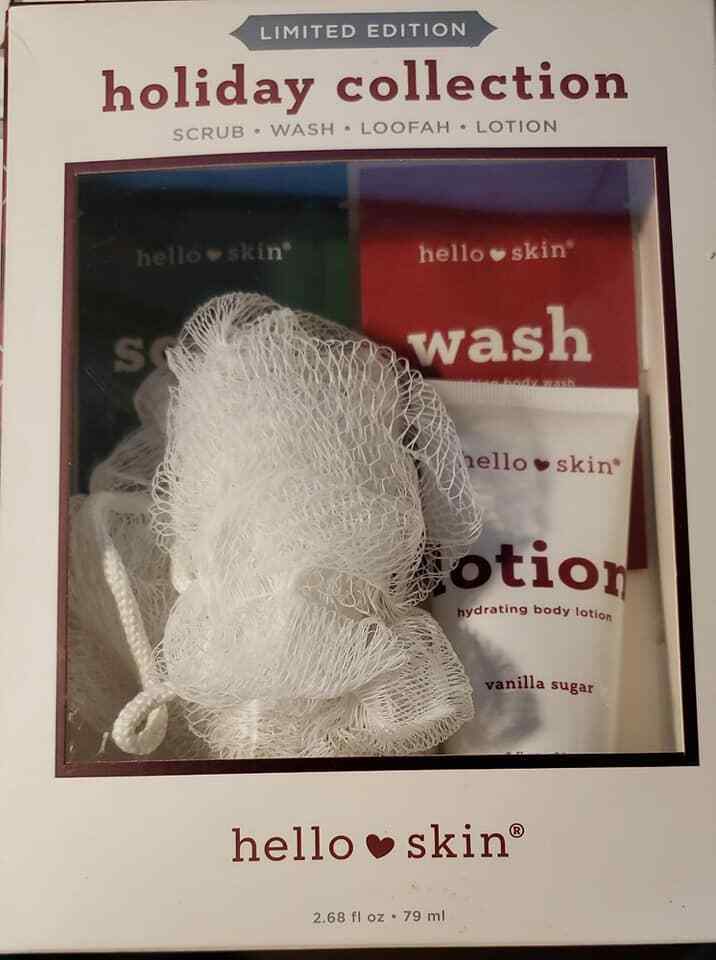 LIMITED EDITION HOLIDAY COLLECTION SCRUB, WASH, LOOFAH, LOTION