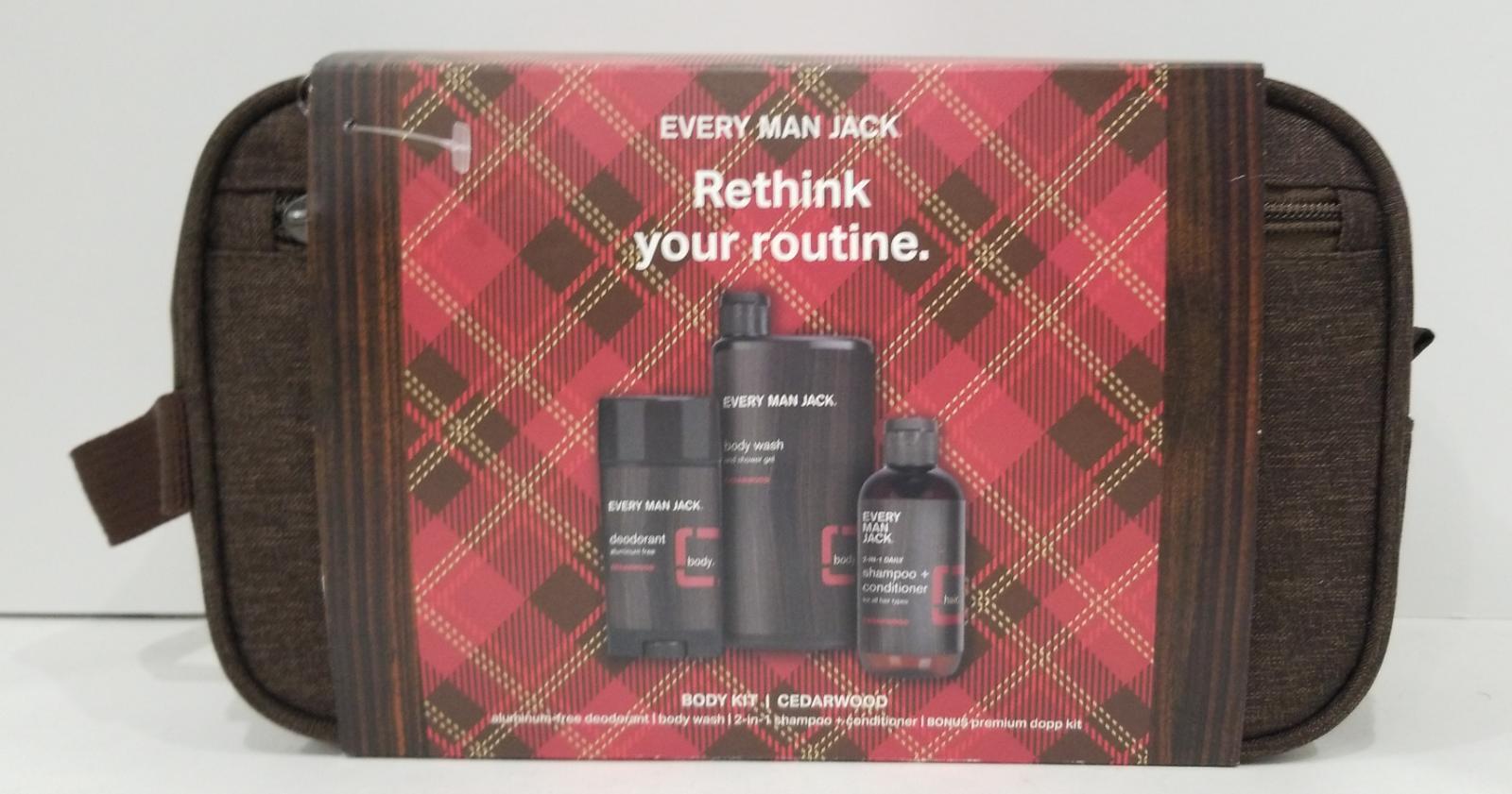 Every Man Jack Cedarwood Bath and Body Gift Set for Men