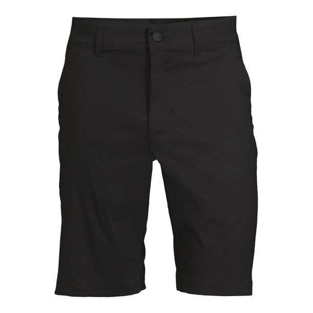 George Menâ€™s Synthetic Utility Shorts Black Size 42