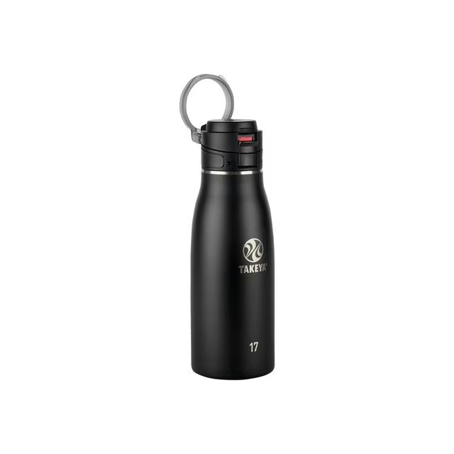 Takeya Traveler Insulated Travel Mug, Leak Proof Lid, 17 Ounce, Onyx