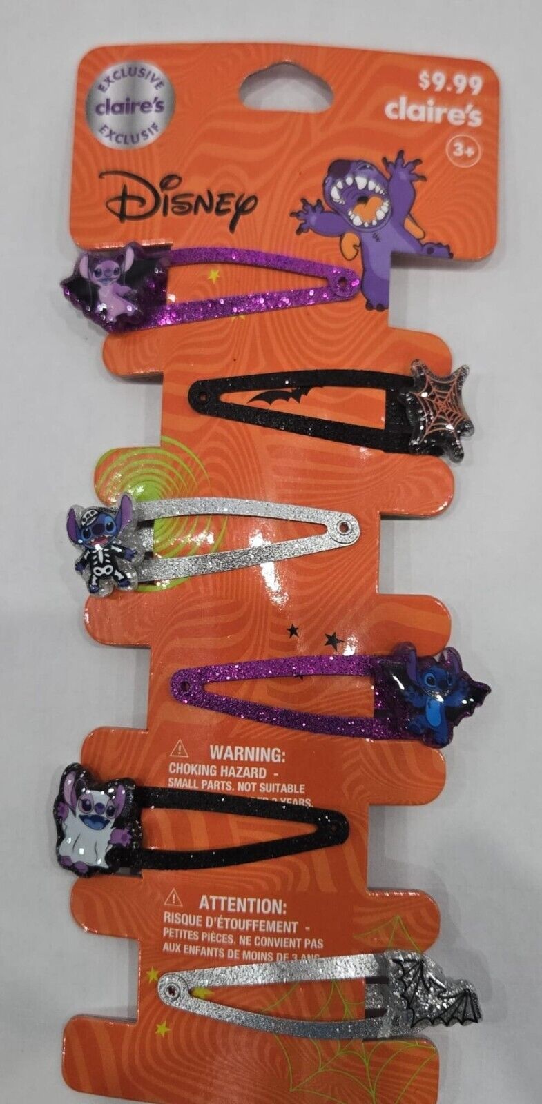 Disney Stitch Halloween Hair Clips Set Of 6