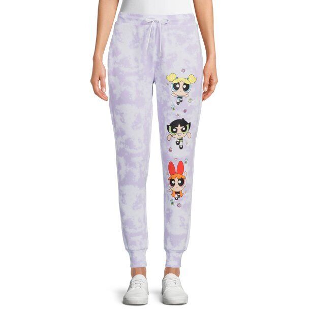 PowerPuff Girls Women's Tie Dye Joggers Size XXXL Color Tie Dye