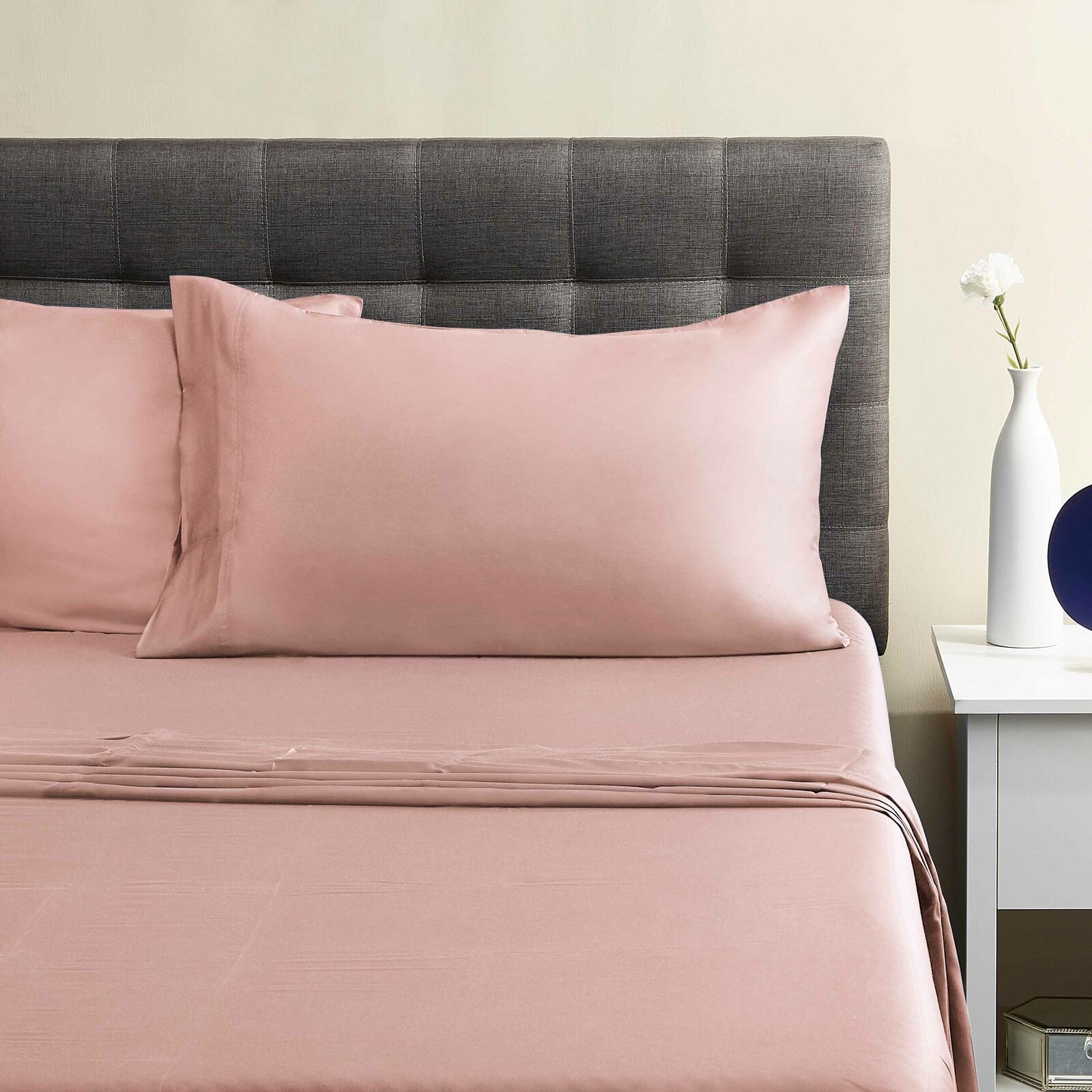Better Homes & Gardens 100% Cotton 300 Wrinkle Resistant Bedding Sheet Set Twin