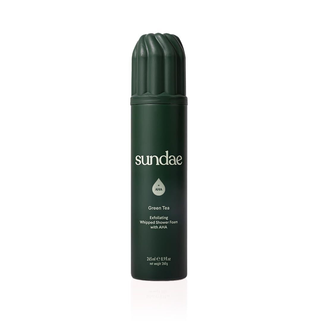 sundae Exfoliating Whipped Shower Foam Green Tea Foaming Body Wash 8.9 fl oz, 26